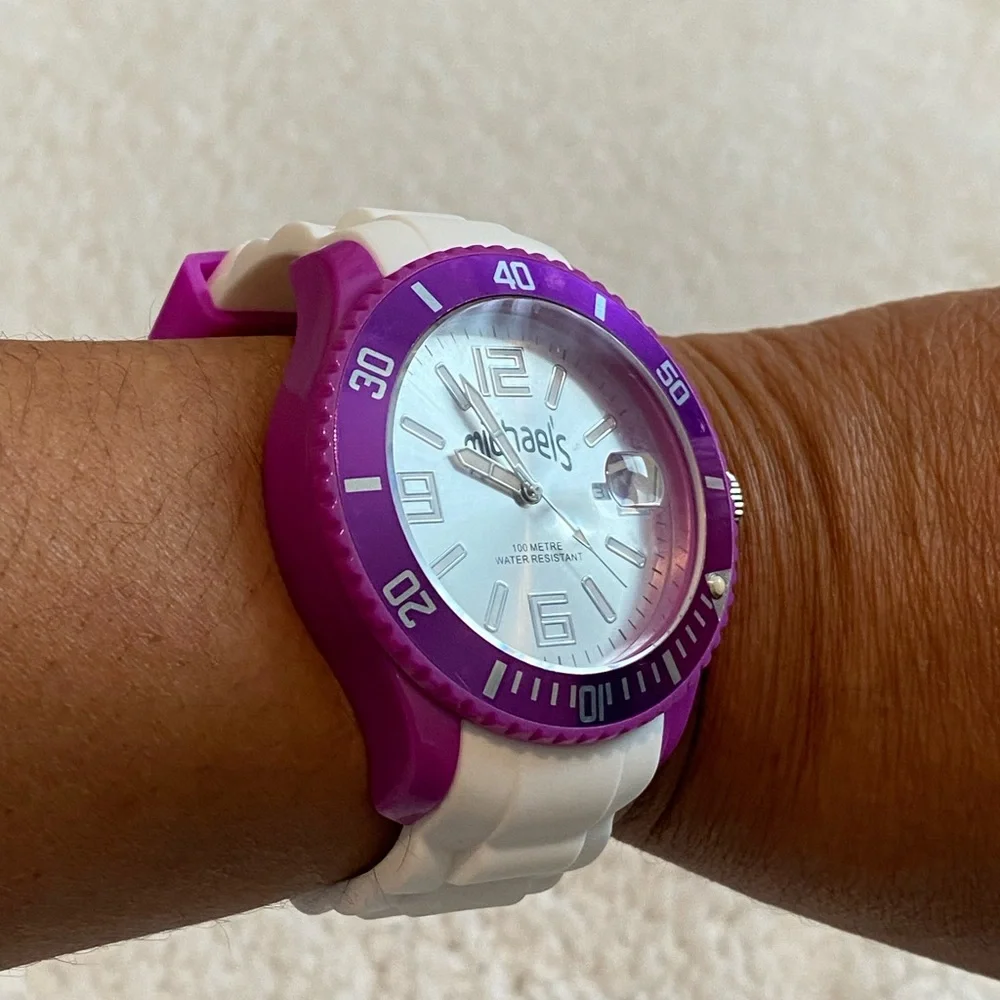 Brand New!! Waterproof color block watches